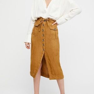 Free People - Straight to the point midi skirt